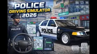 Police Driving Simulator 2026 – Open World City Patrol 3D | iOS / Android Gameplay