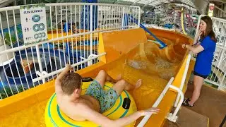 Sun Runner Water Slide at World Waterpark Edmonton