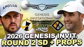2026 Genesis Invitational Round 2 Showdown + Prop Stream :  Showdown Strategy, Props + Matchup Bets