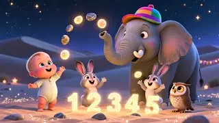 Stars Shining Over Desert Baby 🌟🏜️ Fun Nighttime Learning Song for Kids | Magical Desert Adventure