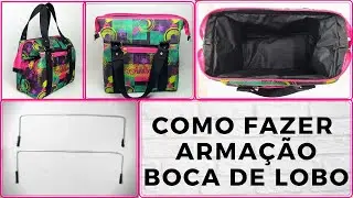 Como fazer armação boca de lobo