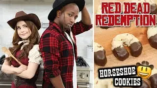 RED DEAD REDEMPTION HORSESHOE COOKIES ft sWooZie! - NERDY NUMMIES