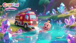 Crystal Pond Adventures with Baby Firetruck | Kids Song & Nursery Rhyme