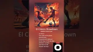 Real Madrid - Barcelona El Classico 2024 - A.I. generated Music Anthem