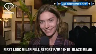 Blaze Milan 80s Inspired First Look Milan Full Report Fall/Winter 2018-19  | FashionTV | FTV