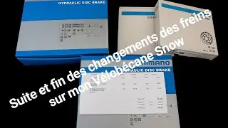 Changement du frein arrière pour de l'hydraulique sur mon Vélobécane Snow 