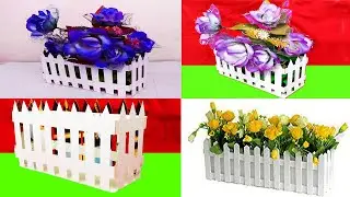How To Make A Paper Basket With Handle | DIY Easy Paper Craft