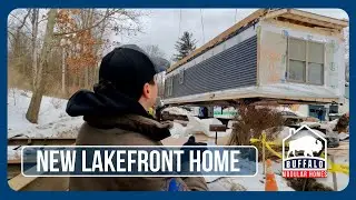Lake Chautauqua Fire Rebuild - Modular Home Set On Tight Lot!