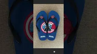 Flip flops captain america for kids