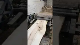 Old planer in action.