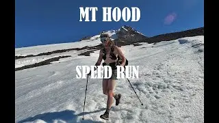 Running up Mt Hood