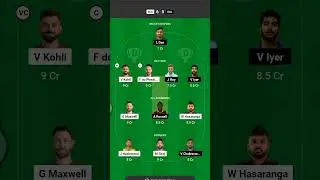 TATA IPL 2023 || RCB vs KOL Dream11 prediction || RCB vs KOL | rcb vs kol dream11 team #ipl #shorts
