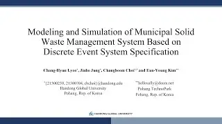 Simaud2020 | Modeling and Simulation of Municipal Solid Waste Management System Based on DEVS