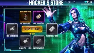 I GOT ALL RARE ITEMS FROM NEW HACKER STORE EVENT IN FREE FIRE || RARE BUNDLES & LEGENDARY GUN SKINS
