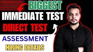 Urgent Direct Test Hiring Announced | Sovos | CCAT Assessment | Cognitive | Off Campus Drive Fresher