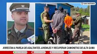 San Antonio: Arrestan a pareja de asaltantes juveniles y recuperan camionetas de alta gama