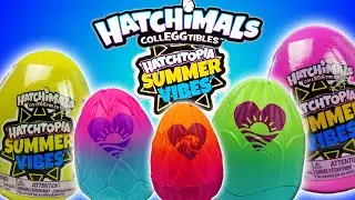 Hatchimals Hatchtopia SUMMER VIBES | New Hatchimals Colleggtibles | Puppy Power Toys