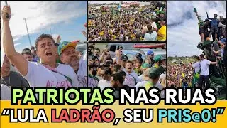 🚨🇧🇷 NIKOLAS PUXA O CORO EM PRA&Ccedil;A DE GOI&Aacute;S 
