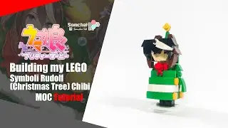 LEGO Umamusume: Pretty Derby Symboli Rudolf (Christmas Tree) Chibi MOC Tutorial | Somchai Ud