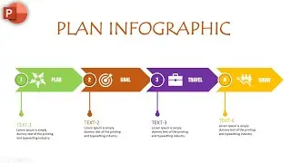 Animated Infographic Timeline Slide Design in PowerPoint