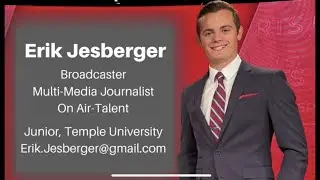 On-Air Talent Reel Submission | 2023 Mid-Atlantic Emmy College Production Award | Erik Jesberger