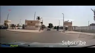 Jeddah Saudi Arabia road trip / Car dash cam view /king Abdul Aziz university road / jamea
