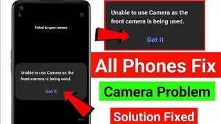 📸unable to use camera as the front camera is being used vivo t2x 5g | unable to use camera | 2025