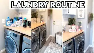 LAUNDRY ROUTINE 2020 | FAMILY OF 5 | LAUNDRY ROOM ORGANIZATION