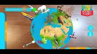 DYI Papercraft Globe with Interactive free AR App.