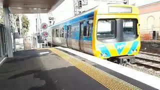 Trains At Sunbury 3 (including R707 pulling 'The Gracelander')