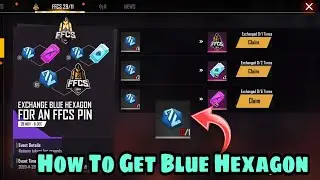 Free Fire New Event|How To Collect Blue Hexagon Tokens In Free Fire|How To Get Blue Hexagon Token FF