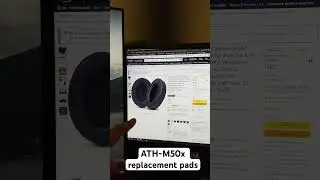 ATH-M50x Replacement Earpads #gaming #audiotechnica #headphones