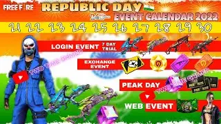 Republic Day Event Free Fire | Free Fire 26 January Event 2022 | Free Fire New Event | FF New Event