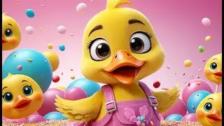 Five Little Ducks at the Candy Lake Adventure | Fun Counting Song for Kids | Sweet Animal Nursery