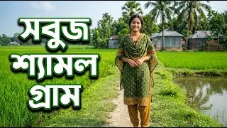 সবুজ শ্যামল গ্রাম | Srabonno-Sara | বাংলাদেশি গ্রাম | Village Life Vlog