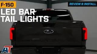 2018-2020 F-150 Sequential Turn Signal Animated Red LED Bar Tail Lights Review & Install
