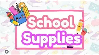 School Supplies Vocabulary in English  What Is This  ESL for Kids & Beginners