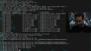 Watch Linux Kernel developer working LIVE re-base patches after Linux 6.17 release!