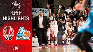 HIGHLIGHTS ESBVA-LM 🆚 CB AVENIDA SALAMANQUE | J9 EUROLEAGUE WOMEN