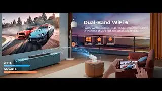 TransarJect Portable WiFi and Bluetooth Projector