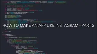 iOS Swift Tutorial: Make an App Like Instagram - Part 2