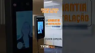 Controle de acesso e rel&oacute;gio ponto com reconhecimento facial &eacute; com TimeTec