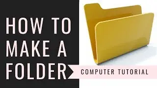 How to make a folder in Windows pc