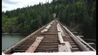 McArthur Burney Falls - Stand By Me Movie Set Bridge