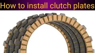 PART _2  How to Clutch plates install Splendor 