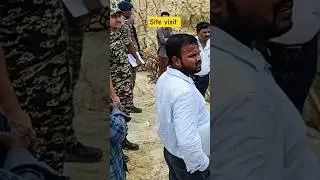 🥰🔥Site visit CPWD with CRPF #civil #construction #buildingservicesengineering #buildingengineering
