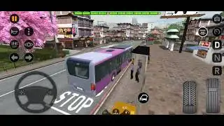 Bus simulation game gameplay 