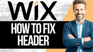 Как исправить заголовок на сайте Wix