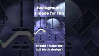 Geometry Dash Moon Background #geometrydash #moon #artstyle #gdchallenge #viral