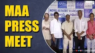 MAA Press Meet || Sivaji Raja | Naresh | Tammareddy | Suresh Babu | Srikanth | Shreyasmedia